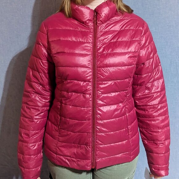Nuage Sport Lightweight Down Puffer Jacket – Cherry Red – Women’s M – NWT - Picture 3 of 8